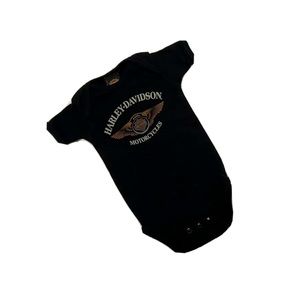 Harley-Davidson One Piece Creeper 9-12 Months Motorcycle Logo 110th Anniversary